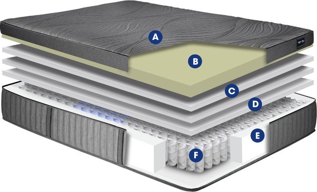 Spring Air® Back Supporter Niki 16" Hybrid Plush Euro Top Twin Mattress-2