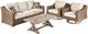 Signature Design by Ashley® Beachcroft 4 Piece Beige Outdoor Conversational Set-0