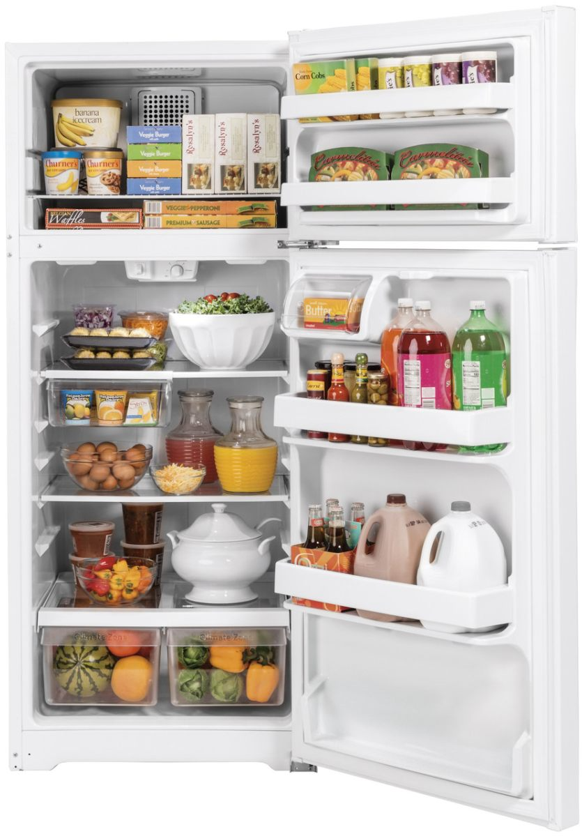 GE 28 in. 16.6 Cu. Ft. Top Freezer Refrigerator - Thumbnail 2