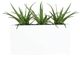 CabanaCoast® Customizable York Aluminum 16"x40" Trough Medium Outdoor Planter-1