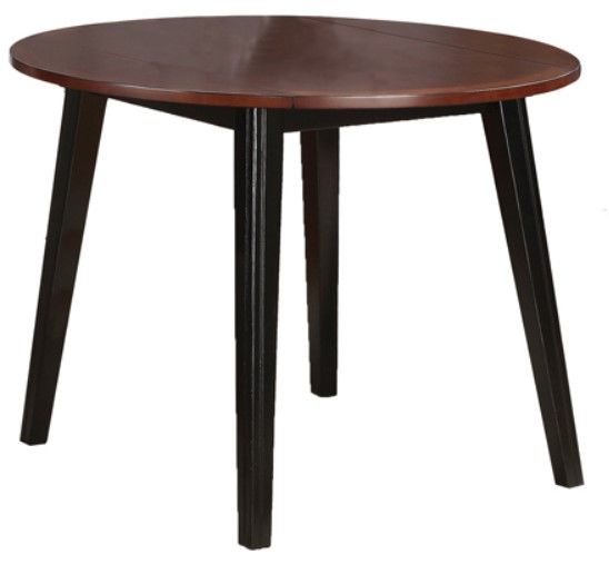American Wholesale Furniture Black/Cherry Dining Table-0