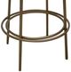 International Furniture Direct Frida Gold/Ivory 24" Counter Stool-2