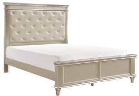 Mazin Furniture Celandine Silver Queen Bed-1