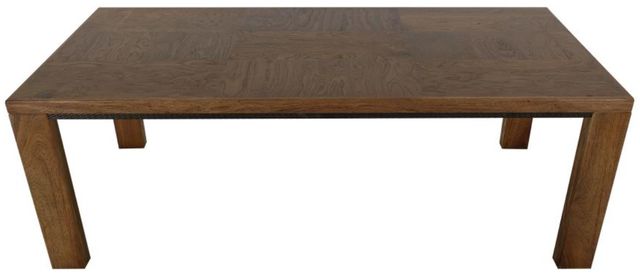 International Furniture Direct Walnut Reddish Brown Dining Table-4