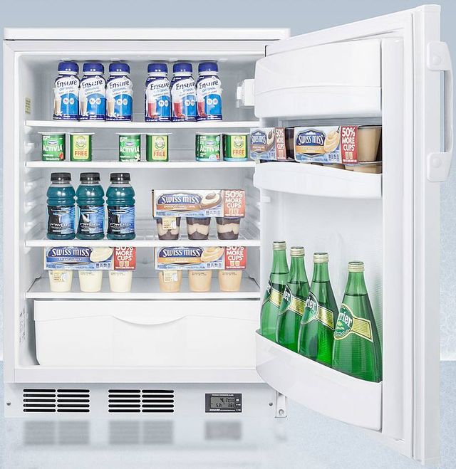 Accucold® by Summit® 24" 5.5 Cu. Ft. White Compact Refrigerator-3