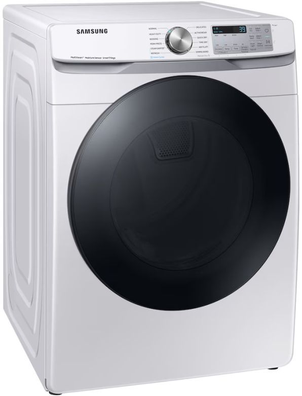 Samsung 7.5 Cu. Ft. White Electric Dryer with Multi Steam and Steam Sanitize+-2