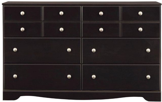 Signature Design by Ashley® Mirlotown Almost Black Dresser and Mirror-1