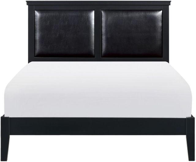 Homelegance® Seabright Black California King Panel Bed-2