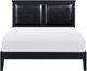 Homelegance® Seabright Black California King Panel Bed-2