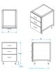 Kalamazoo™ Outdoor Gourmet Signature Series 24" Marine-Grade Stainless Steel Storage Cabinet with Three Drawer-1