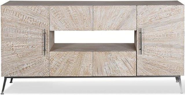 Parker House® Crossings Monaco Weathered Blanc TV Console-1