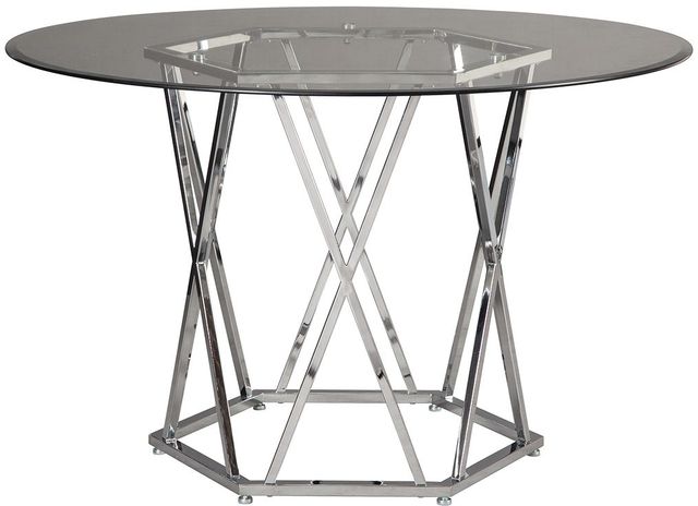 Signature Design by Ashley® Madanere 5-Piece Black/Chrome Dining Set-1
