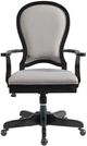 Riverside Furniture Clinton Hill Kohl Black Round Back Upholstered Desk Chair-0