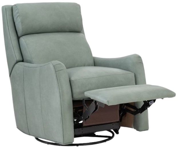 Bradington-Young Customizable Abbott Manual Wall Hugger Swivel Glider Recliner-1