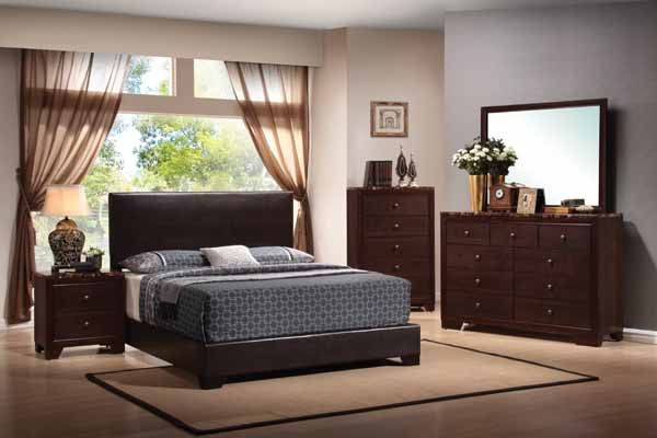 Coaster® Conner 4-Piece Dark Brown King Bedroom Collection-0