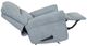 Franklin™ Morgan Cakepop Chambray Manual Rocker Recliner-1