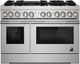 JennAir® RISE™ 48" Stainless Steel Pro Style Dual Fuel Range-0