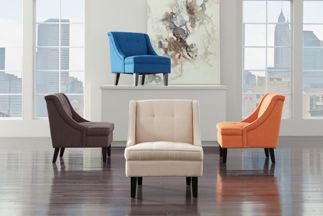 Signature Design by Ashley® Clarinda Cream Accent Chair-3