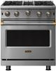 Viking® 5 Series 30" Stainless Steel Liquid Propane Pro Style Gas Range-0
