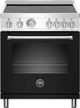 Bertazzoni Master Series 30" Nero Matt Free Standing Induction Range-0