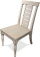Riverside Furniture Hailey Pebble Wood Seat Side Chair-1
