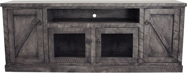 American Heartland Manufacturing Rustic Barnwood TV Stand-0