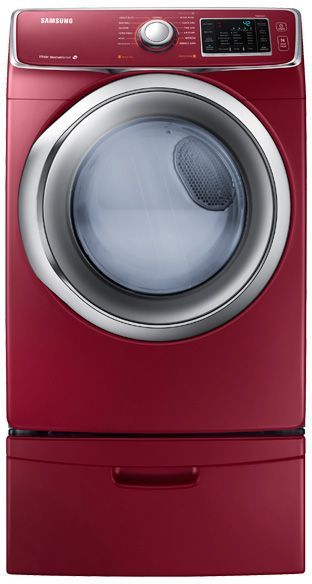 Samsung Front Load Gas Dryer-Merlot-0