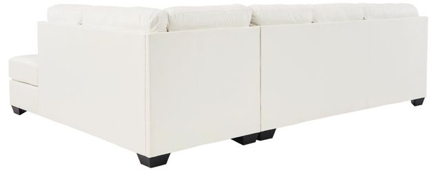 Signature Design by Ashley® Donlen 2-Piece White Right-Arm Facing Sofa Sectional and Chaise-1