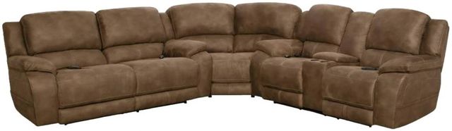 HomeStretch Explorer Espresso 3-Piece Power Reclining Sectional-0