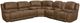 HomeStretch Explorer Espresso 3-Piece Power Reclining Sectional-0