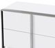 VIG Furniture Nova Domus Francois Stainless Steel/White Nightstand-1