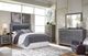 Signature Design by Ashley® Lodanna 5-Piece Gray Queen/Full Bedroom Set-5