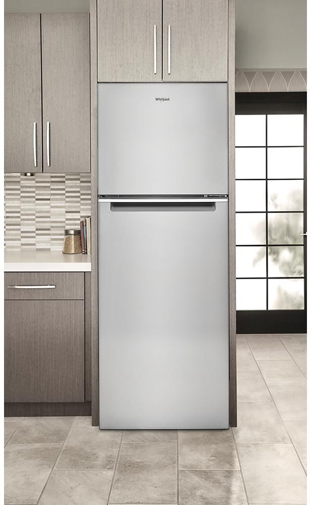 Whirlpool® 24" 12.9 Cu. Ft. Fingerprint Resistant Stainless Steel Counter Depth Top Freezer Refrigerator-7
