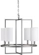Crestview Collection Fields Silver 4-Light Chandelier-0