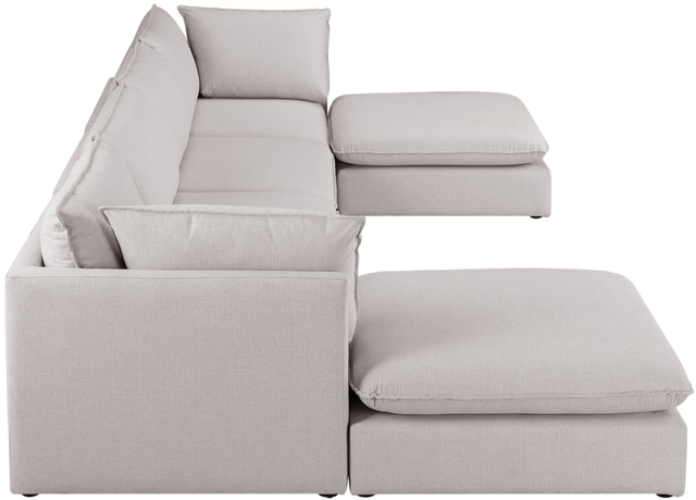 Meridian Furniture Mackenzie 6-Piece Beige Modular Sectional Set-2