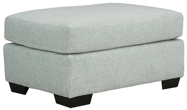American Wholesale Furniture Cloud Silver Ottoman-0