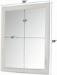 ACME Furniture Louis Philippe White Mirror-2