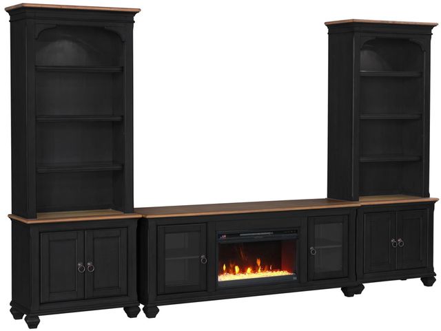Legends Home Americana Midnight/Brown Bookcase Pier-4
