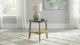 Coaster® Bradley Gray End Table with Natural Base-1
