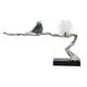 A & B Home Black/Silver 25" Branch Decor-0