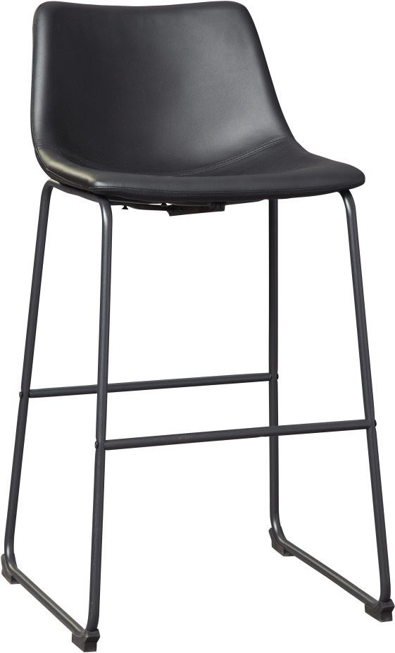 Signature Design by Ashley® Centiar Black Pub Height Bar Stool-0