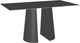 Amisco Customizable Gemma 72" Rectangular Counter Height Pub Table with 0.5" Starstone on Glass Top-0