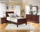 Signature Design by Ashley® Alisdair Reddish Brown Youth Twin Sleigh Bed-3