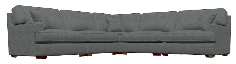 La-Z-Boy® Paxton 5-Piece Midnight Sectional | Arthur F