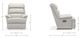 La-Z-Boy® Astor Khaki Power Wall Recliner with Headrest and Lumbar-4