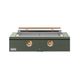 Caliber™ Rockwell Social 42" 2-Burner Olive Built-In Liquid Propane Grill with Brass Hardware-0