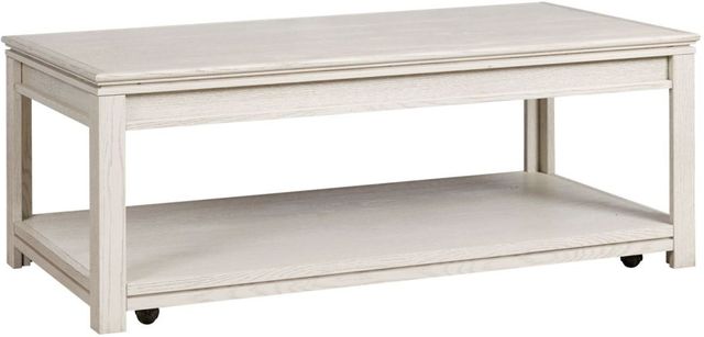 aspenhome® Sandro Brushed White Cocktail Table-0