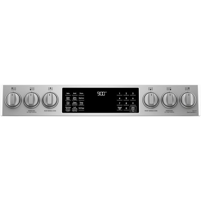 Café™ 30" Stainless Steel Slide-In Dual Fuel Range-3
