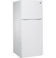 GE® Series 24" 11.6 Cu. Ft. White Top Freezer Refrigerator-1