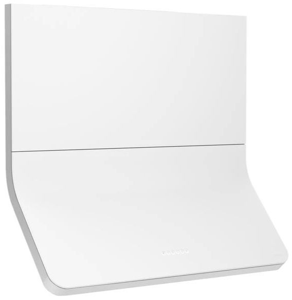 Zephyr Designer Collection Horizon 36" Matte White Glass Wall Mounted Range Hood-1